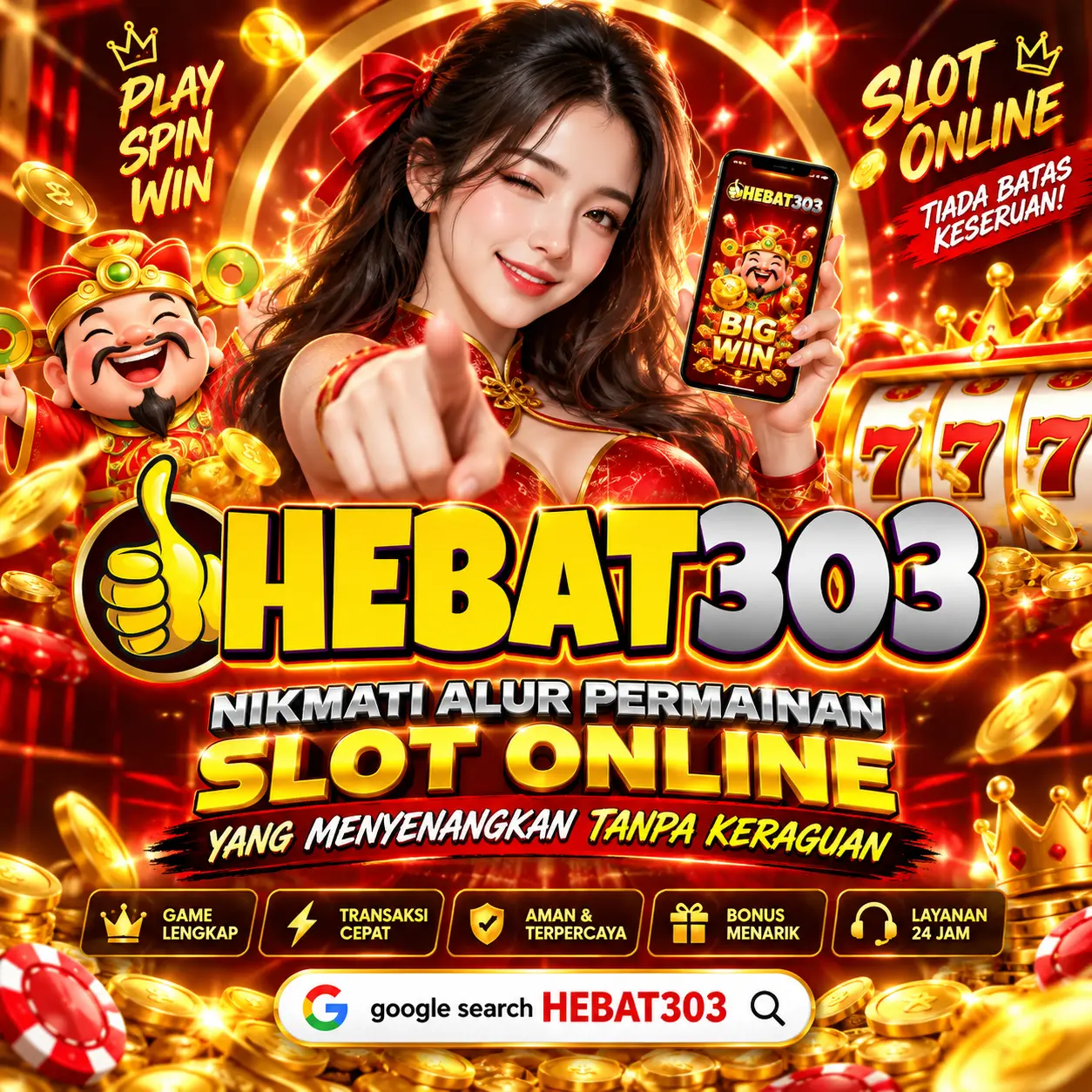HEBAT303: Nikmati Alur Permainan Slot Online yang Menyenangkan Tanpa Keraguan